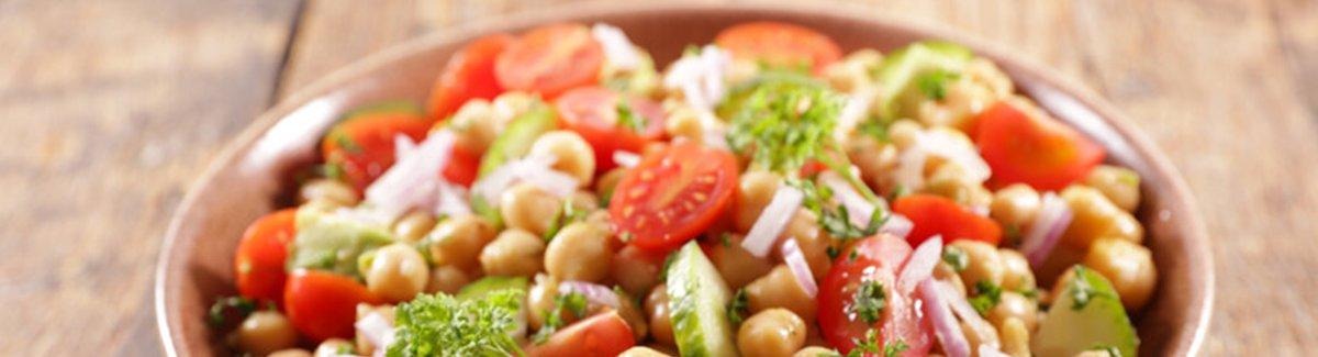 Prato de alimentos saudáveis